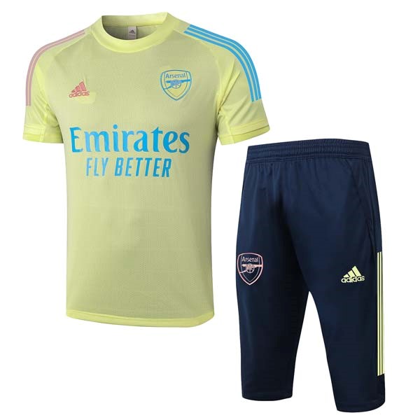 Camiseta Entrenamiento Arsenal Conjunto Completo 2022 Amarillo